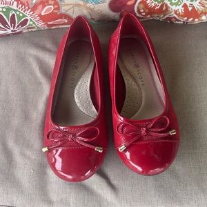 Karen Scott Red Flats, Size 7!
